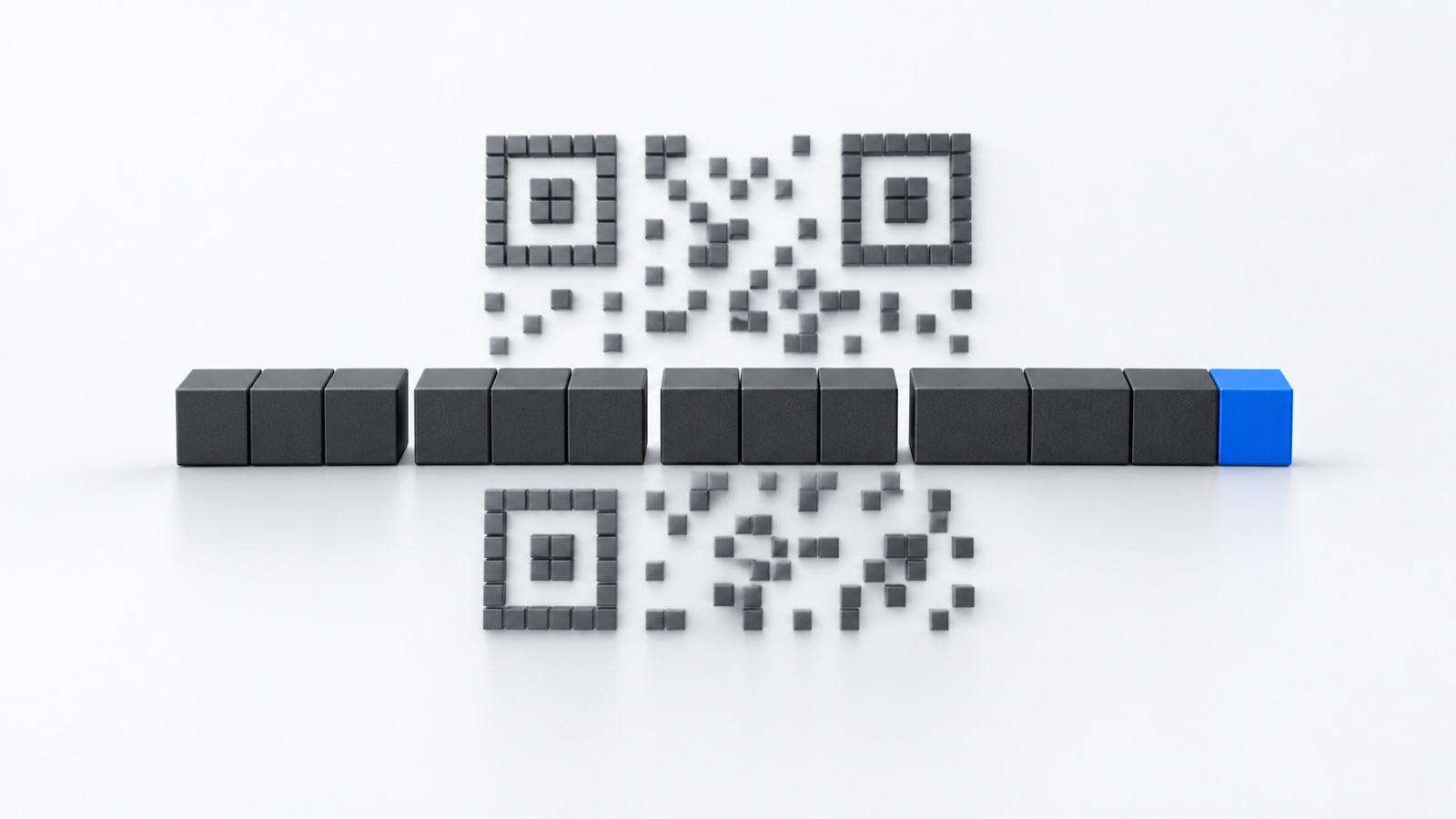 ภาพปก: QR พร้อมเพย์แบบเรียบ มีช่องหนึ่งเป็นสีน้ำเงิน